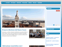 Tablet Screenshot of basilicadelsacrocuore.it